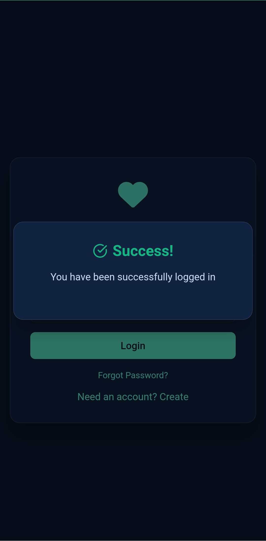 Mobile Login Flow